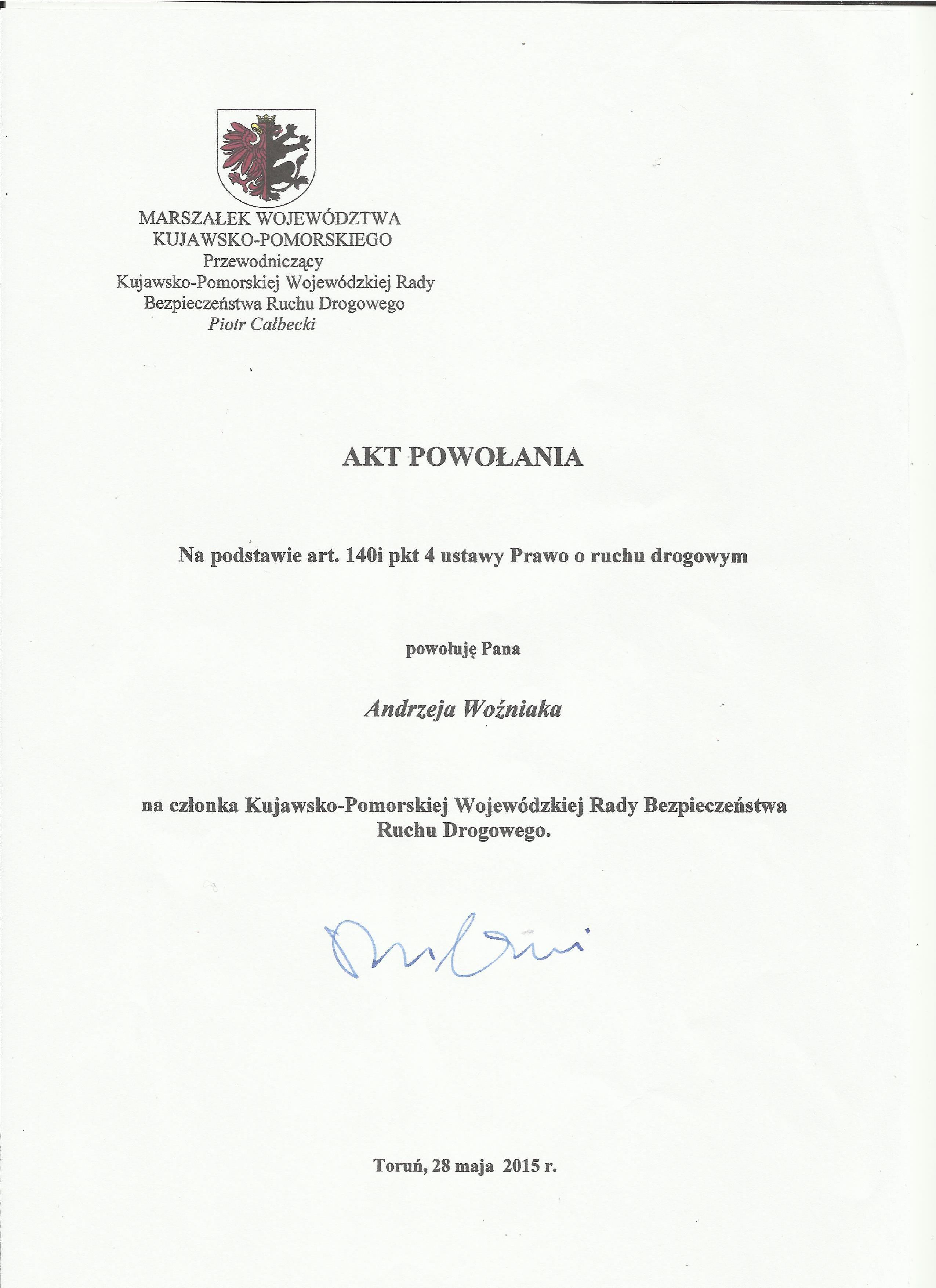 akt powoania